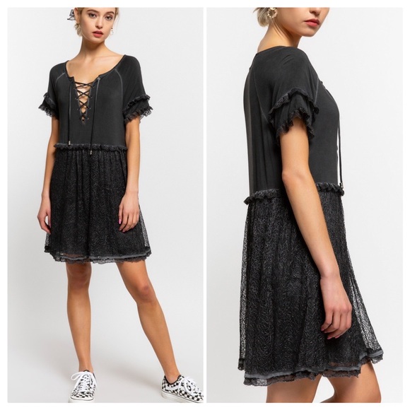 Sophia Boho Burnout Olive Green Dress - Picture 7 of 10